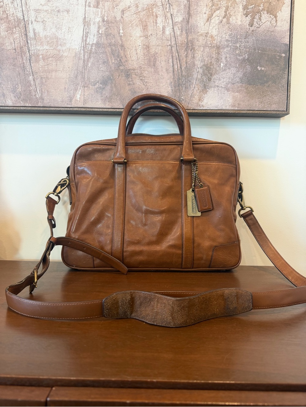 Vintage - Coach leather Bleeker briefcase 70901
